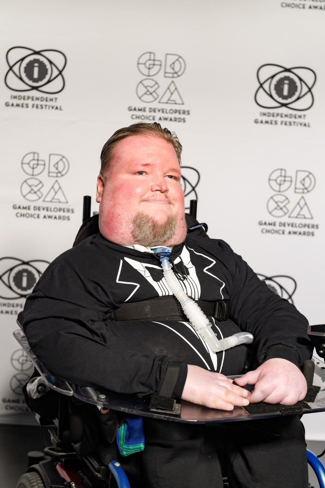 Steve Spohn at the 2022 Game Developers Choice Awards.